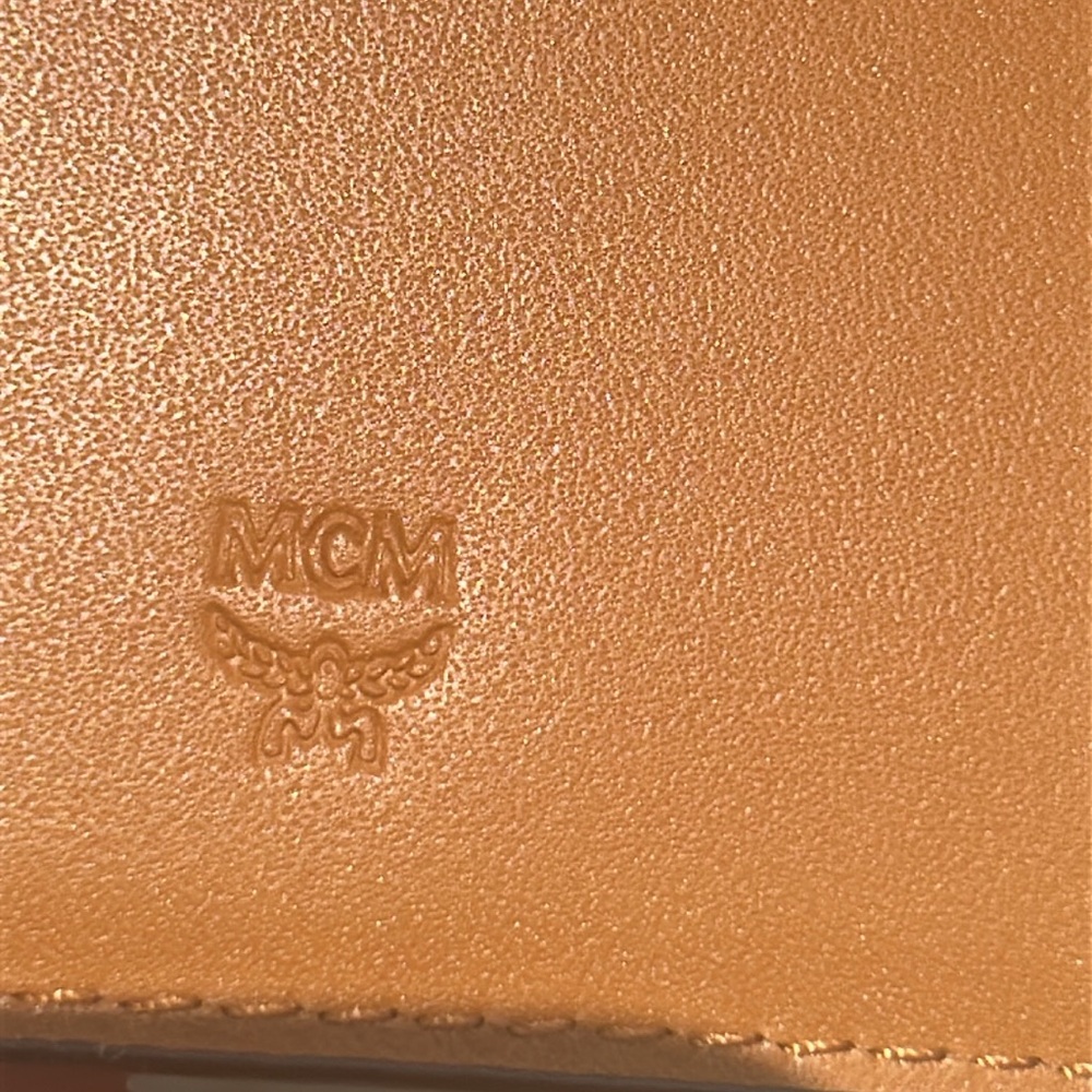 MCM Cognac Visetos Shoulder Bag - Picture 5 of 7